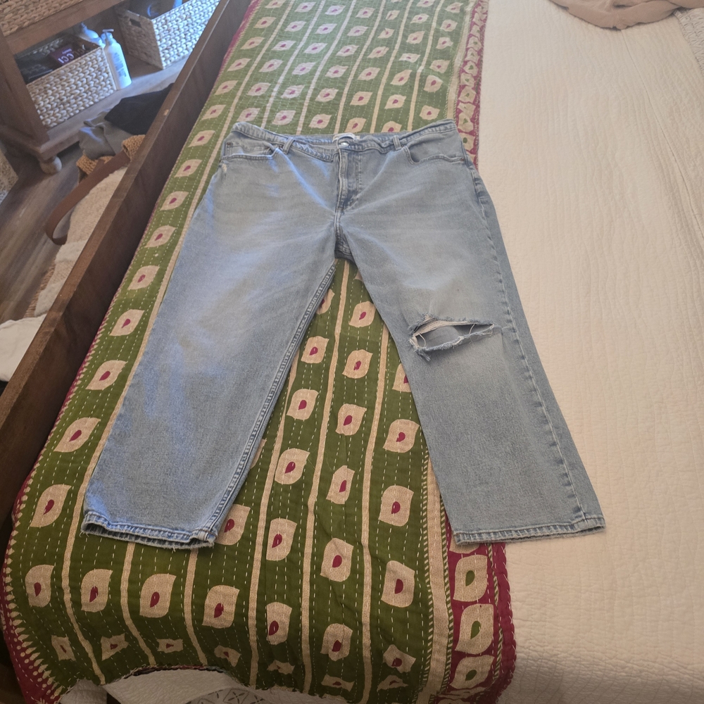 Light Blue Distressed Women Jeans